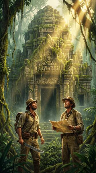 《丛林探险》高清冒险视频海报